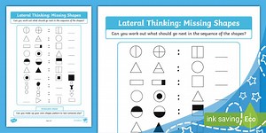 Lateral Thinking: Missing Shapes