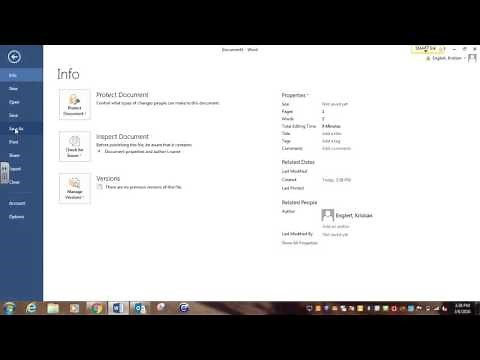 Save Word Document To Desktop