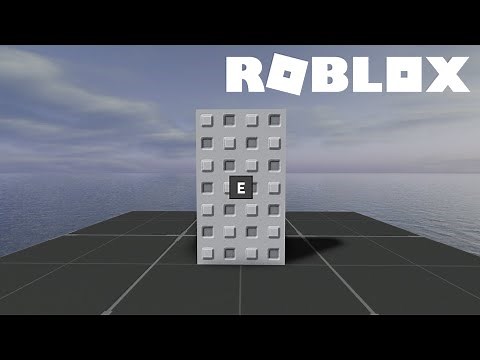 [ROBLOX] - How to Make an "E" To Open Door!