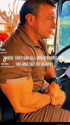 Not all ups drivers are fat or out of shape!!! #upsdriver #upsfamily #upslife | Silvio Tellez