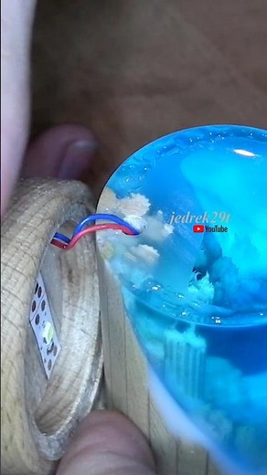 Night Lamp from Epoxy #lamp #nightlamp #resin