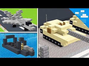 Minecraft: Military Build Hacks!