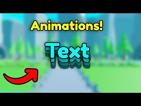 Text Animations (Make Your Gui Better) | Roblox Studio