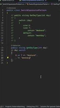 Switch Expression Pattern Matching In C# #patternmatching #coding #programming