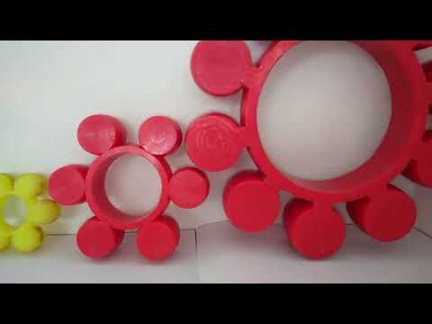 Enhance Your Machinery with The Plum Blossom Rubber Elastic Spider Coupling! 🌸⚙️