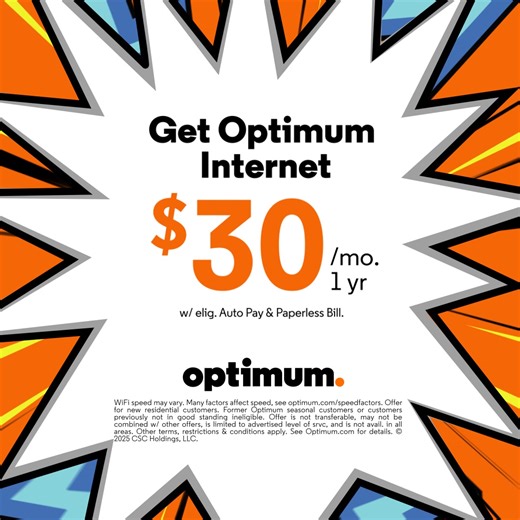 27K views | Double major in savings & speed with Optimum Internet starting at $30/mo. Enjoy Fiber-powered speed, 99.9% network reliability & quick, easy setup. | Optimum | Facebook