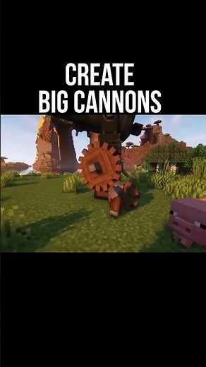Create big cannons Tutorial / guide 1.18.2 - 1.20.1 Cannon creation (Minecraft java)
