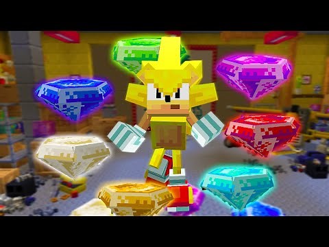 Minecraft Sonic All Special Stages + Minecraft Super Sonic Transformation
