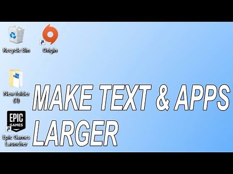 How To Change Desktop Icons & Font Size In Windows 10