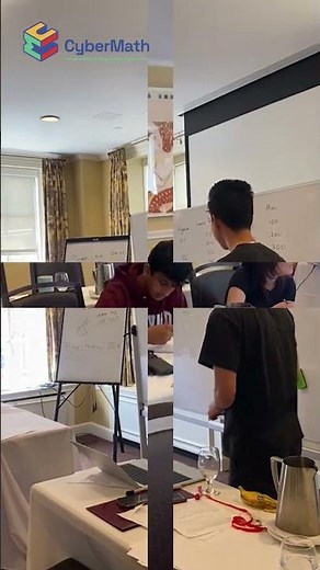 Cybermath 2025 at Harvard! Canaan He from MIT teaches high schoolers advanced math. Join us in 2026