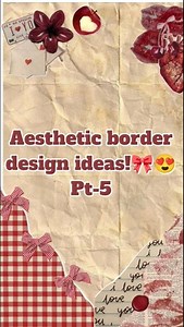 Aesthetic Border Design Ideas ✨ | Easy & Beautiful Frames!! #easy#cute#borderdesigns#aesthetic