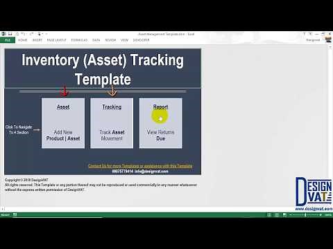 Asset Movement Tracking Spreadsheet