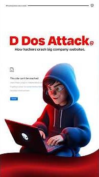 ⚠️ What is a DDoS Attack? | Cyber Security Explained in 60 Seconds 🔒