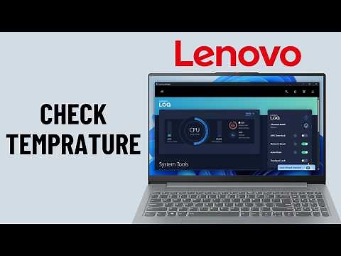 How to Check Lenovo Laptop Temperature