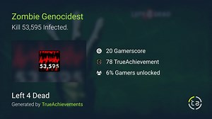 Zombie Genocidest achievement in Left 4 Dead