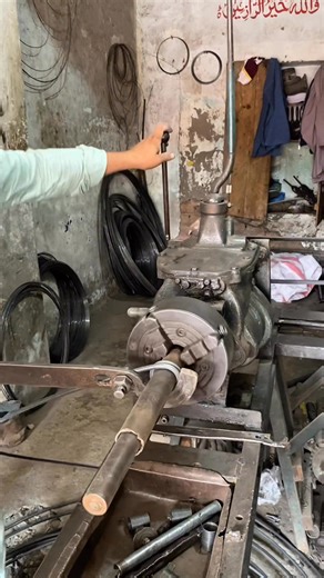 8.2K views · 35 reactions | Watch a skilled maker transform a simple metal wire into a strong spring using a vintage lathe and basic hand tools — no modern machines, just pure craftsmanship and control. This traditional spring making process shows the beauty of old techniques and precision handwork in metal craft. #SpringMaking #VintageLathe #HandmadeSpring #MetalCraft #WorkshopSkills #TraditionalCraft #WireToSpring #SkilledMaker #OldTechnique #EngineeringArt | Creators Craft | Facebook