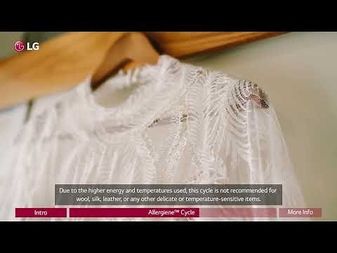 [LG Front Load Washers] Using The Allergiene Cycle