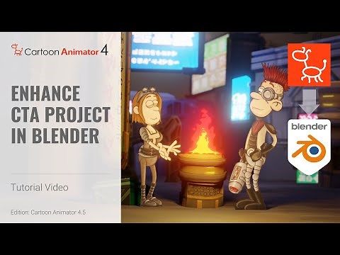 How to Create 2D Character Animation with the Blender Pipeline | Cartoon Animator Tutorial