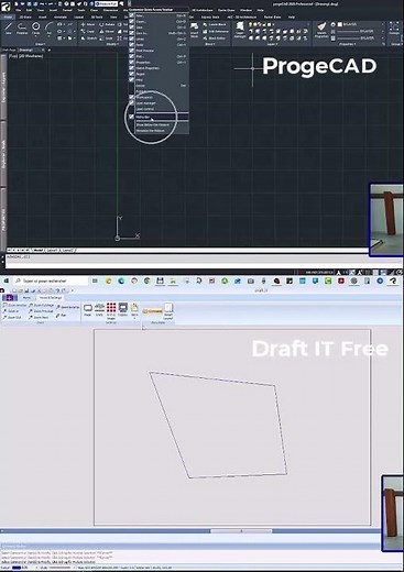 ProgeCAD vs Draft IT Free : Le Comparatif le Plus Rapide (2025)
