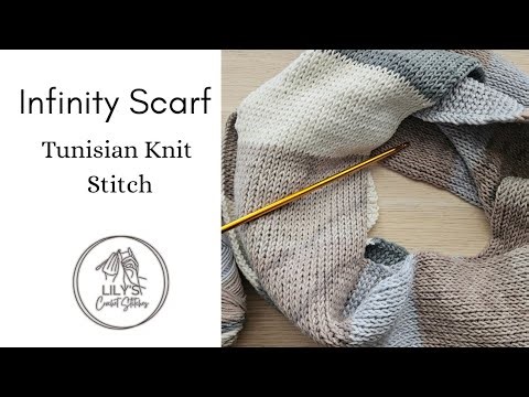 Tunisian Knit Stitch Scarf ▪︎ A Beginner-Friendly Project