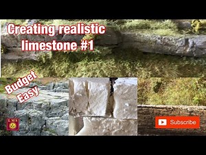 Building a Model Railway - Part 1 - how to make REALISTIC ROCK FACES