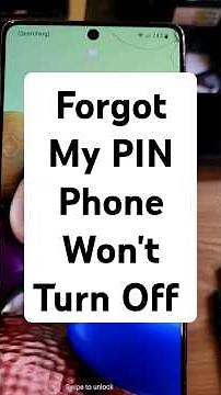 Forgot My PIN on my Samsung Phone - It won't turn off - Reset your Samsung Galaxy A71 5G