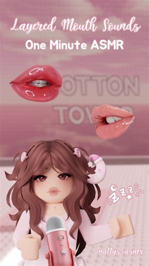 Roblox ASMR 🌷 Layered Mouth Sounds That Will Make You Relax 👅💭 (No Talking) #roblox #robloxasmr #asmr #layeredasmr #mouthsounds #mouthsoundsasmr