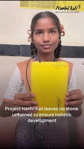 44K views · 33 reactions | Help her start a new 'chapter' of her life: one full of learning, playing and holistic development. Visit www.nanhikali.org to help support underprivileged girls in their educational journey. #EveryGirlMatters #ProjectNanhiKali | Project Nanhi Kali | Facebook
