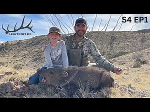MY SON'S FIRST AZ JAVELINA HUNT! PIG DOWN!!!