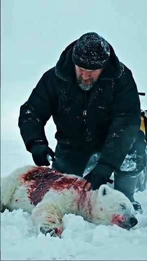 Arctic Rescue: Polar Bear Cub Saved by Heroic Man