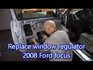 how to replace window regulator on 2008 Ford Focus