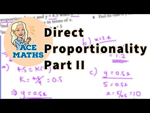 GCSE & IGCSE Maths - Direct Proportion Examples