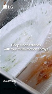 LG QuadWash™｜Dishwasher That Delivers Real Results