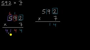 Intro to standard way of multiplying multi-digit numbers