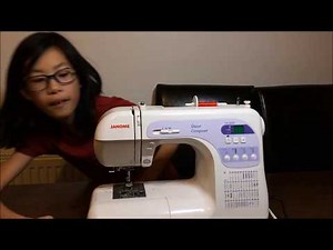 Janome DC 3050 sewing machine, unboxing and commentary