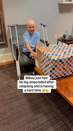 The Dream Machine Foundation on Instagram: "That’s a real best friend right there 🥺😭 Do y’all remember when we surprised Gavyn with a care package? 👀 Well, this is Gavyn’s best friend, Mikey, who is battling Osteosarcome for the second time. Because of the cancer, he recently had to have his leg amputated 💔 When we first surprised Gavyn with his care package to celebrate 2 years cancer free, all he wanted to do was surprise Mikey, his best friend, with a special gift box too 🥺😭 This is wha