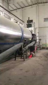 Complete display of the entire pyrolysis production line. Series 3 Medical waste