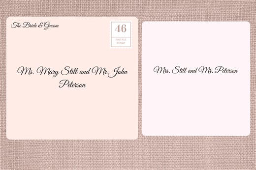 How to write address on wedding invitation envelope | Honestweddingadvice.com