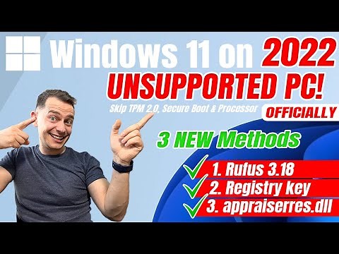 (3 Methods) How to Install Windows 11 on Unsupported PC 2022 (Official)