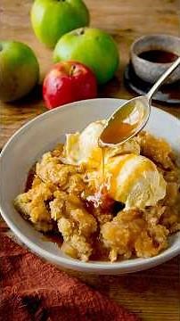 IMPROVED Apple Crumble with a Buttery Crunch