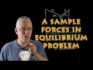 How to solve forces in equilibrium problem