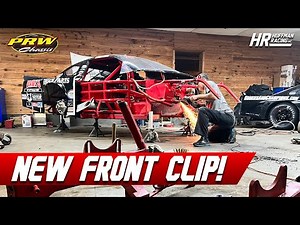 INSTALLING A NEW FRONT CLIP ON OUR LATE MODEL! Chassis and repair work! New PRW Clip!