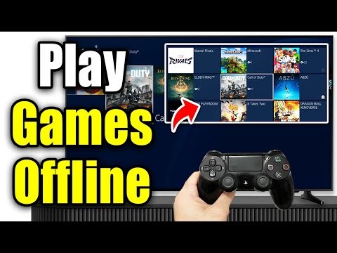 How To Play PS4 Digital Games Offline (Do This Before Your Internet is Down!)