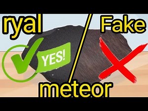 How do you identify a meteorite?
