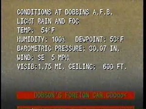 Weather Channel local forecast - 1990