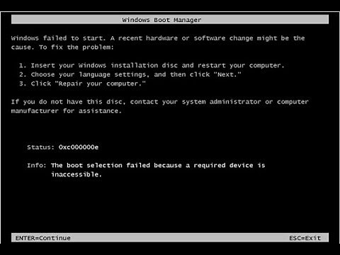 Windows\\System32\\Config\\System Missing Or Corrupt Fix [Tutorial]