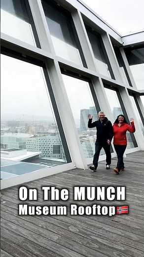 Oslo's Munch Museum: From Art to Rooftop Views 🎨🏙️ #visitnorway