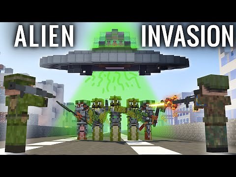 ALIEN INVASION in MINECRAFT | Battle of Earth