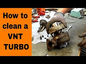 How to clean/disassemble a VNT TURBO (VW Passat Audi Seat Skoda limp mode Limpieza)