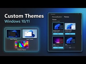 Windows Custom Themes Tutorial (Make Your PC Look Amazing!)